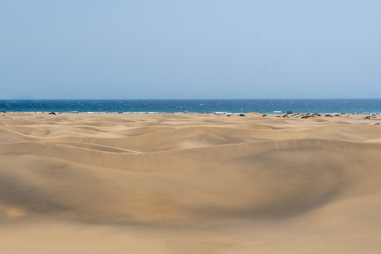 1 Woche Gran Canaria - wüste, strand, sand, gran canaria, insel, natur, ozean, maspalomas, sommer, reis