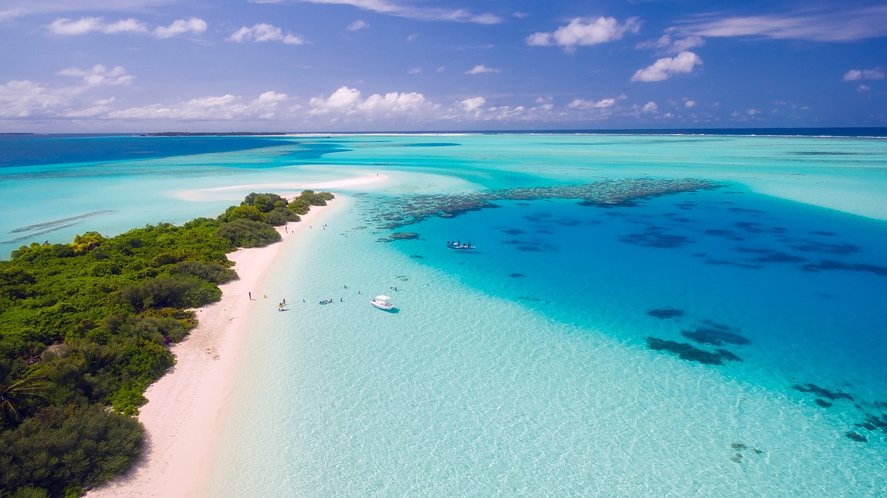 1 Woche Malediven - malediven, tropen, natur, tropisch, luftaufnahme, ferien, reisen, meer, ozean, w